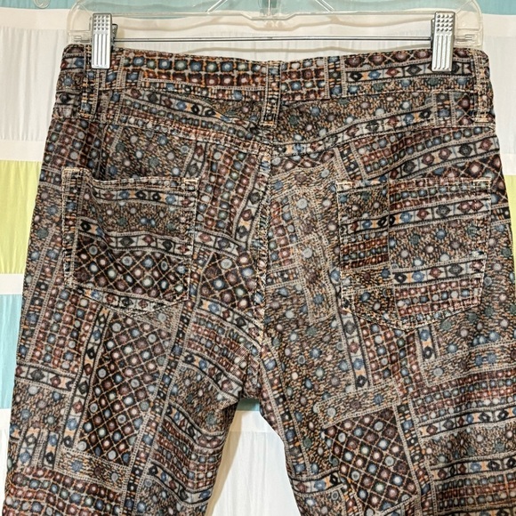 Isabel Marant Etoile Itzel Print Skinny Corduroy Pants Sz 40 - Picture 8 of 9